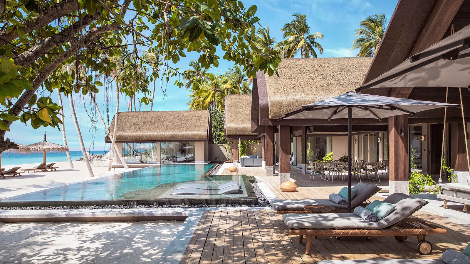 Joali Being Three Bedroom Wellbeing Beach Pool Residence Pool 1600X900px